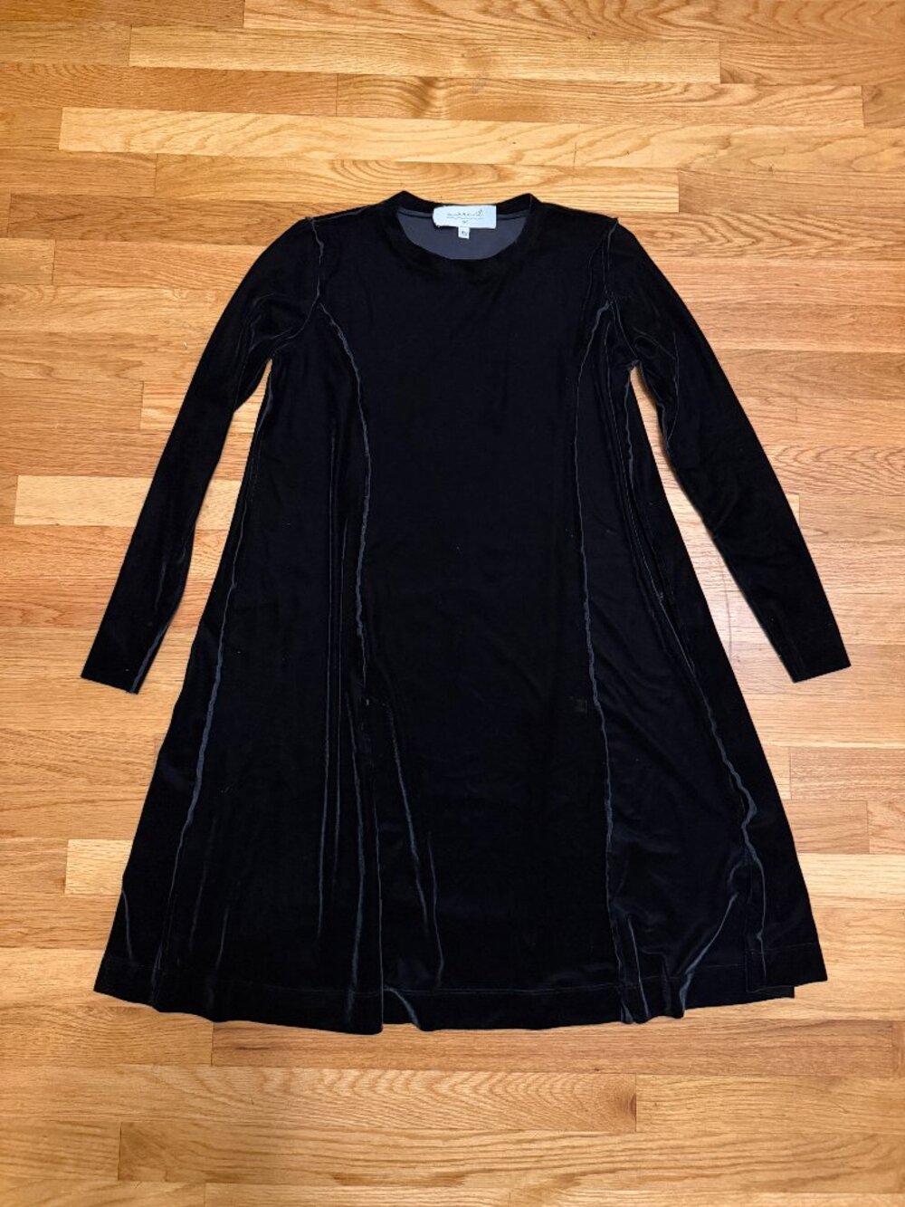 Current NYC Black Velvet Dress
